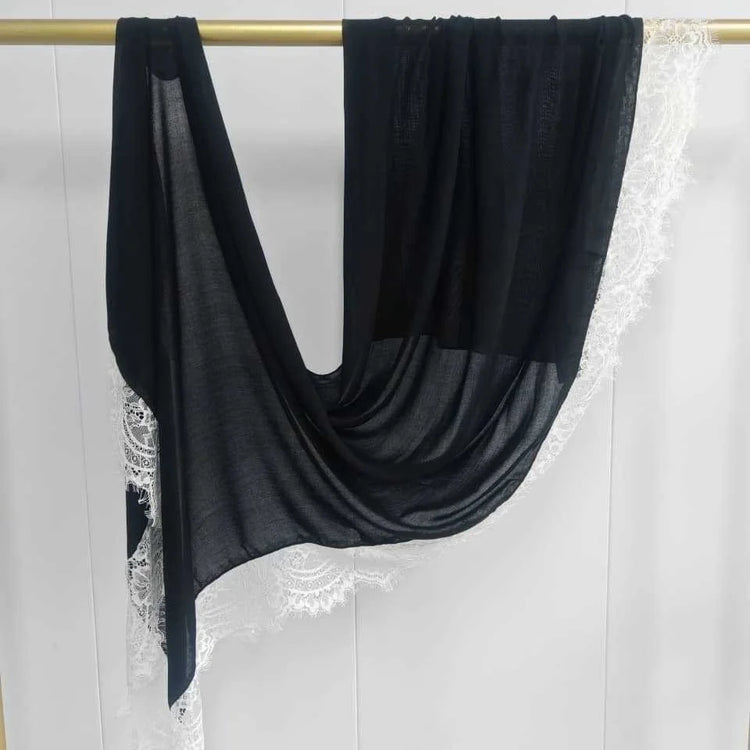 Luna Lace Modal Hijab by Hijab Shack