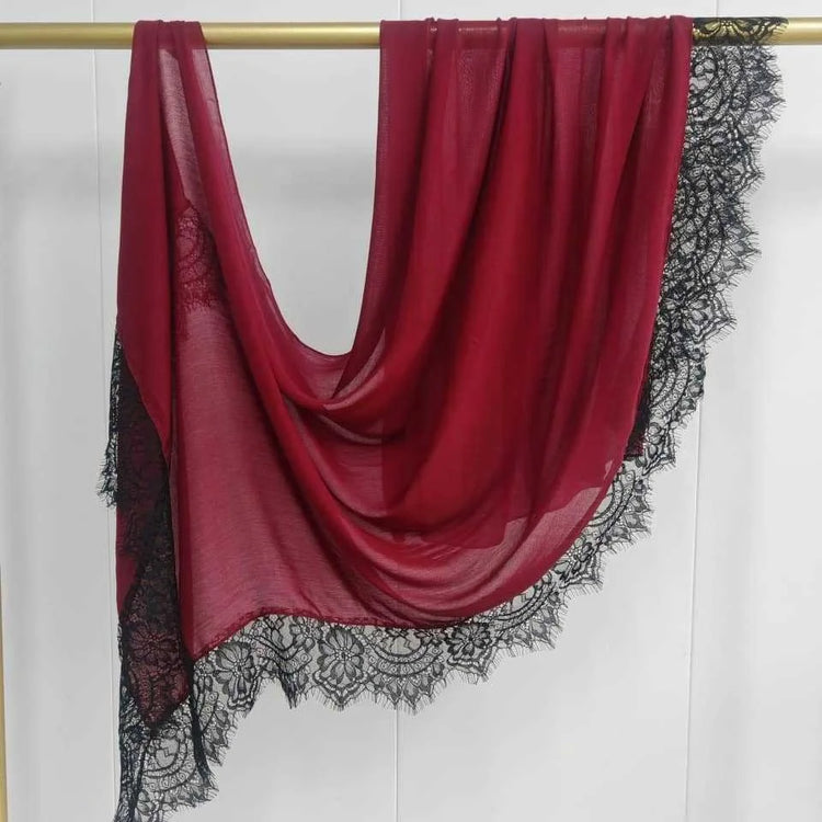 Luna Lace Modal Hijab by Hijab Shack