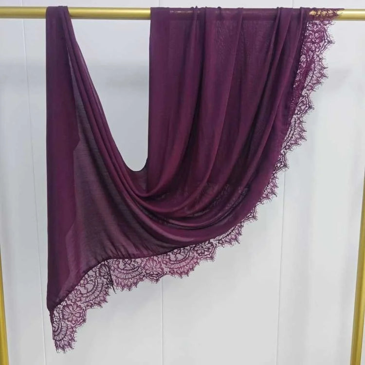 Luna Lace Modal Hijab by Hijab Shack