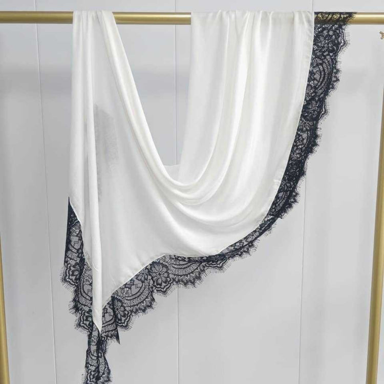 Luna Lace Modal Hijab by Hijab Shack