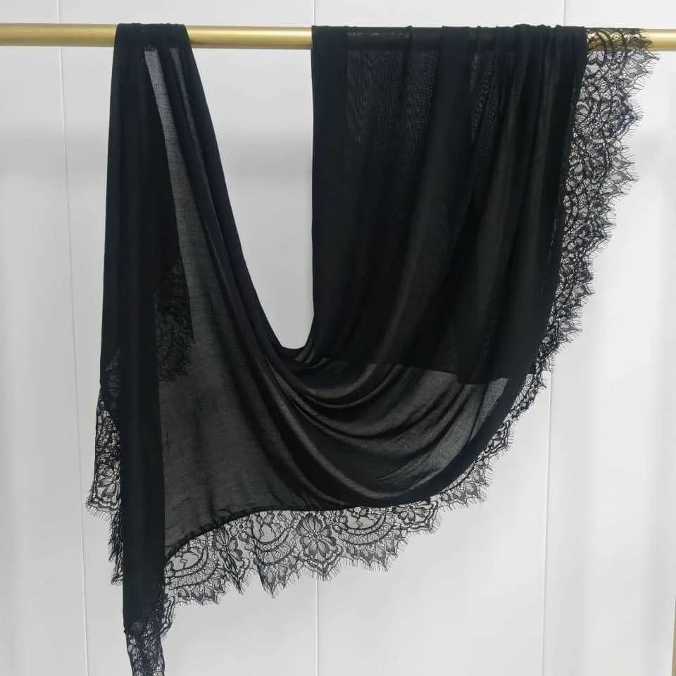 Luna Lace Modal Hijab by Hijab Shack