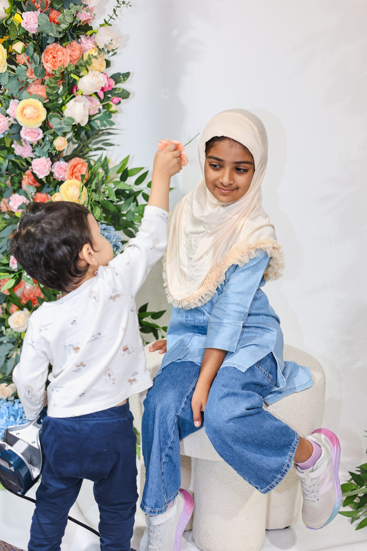 Kids Pearl Slip-On Hijab by Hijab Shack